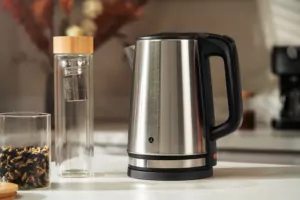 Ardesto Electric Kettle 2.2L, metal, silver