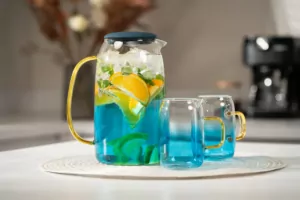 Набор чашек с ручками ARDESTO Blue Atlantic, 300 мл AR2630BA