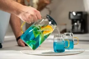 Набор чашек с ручками ARDESTO Blue Atlantic, 300 мл AR2630BA