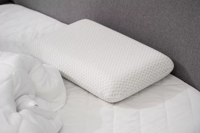 Подушка ортопедична ARDESTO Sleepwell, 60х40х12см, класична прямокутна, піна меморі, білий