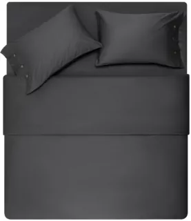 Простирадло Ardesto Mix&Match Premium, 180х240см, 100% бавовна, сатин, сірий