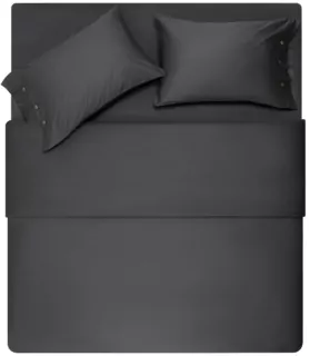 Простирадло Ardesto Mix&Match Premium, 240×260см, 100% бавовна, сатин, сірий