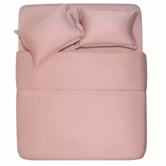 Простирадло на резинці Ardesto Mix&Match Premium, 180×200+30см, 100% бавовна, сатин, рожевий світлий