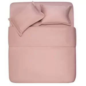 Простирадло на резинці Ardesto Mix&Match Premium, 180×200+30см, 100% бавовна, сатин, рожевий світлий