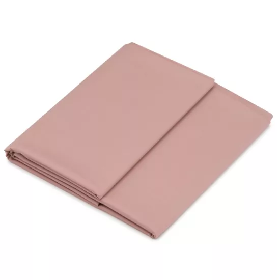 Простирадло на резинці Ardesto Mix&Match Premium, 180×200+30см, 100% бавовна, сатин, рожевий світлий