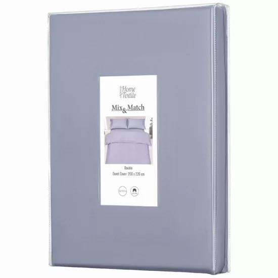 Пододеяльник Ardesto Mix&Match, 200х220см, 100% хлопок, сатин, серый