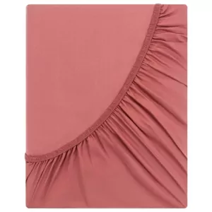 Простынь на резинке Ardesto Mix&Match, 160х200+30см, 100% хлопок, сатин, коричневый светлый