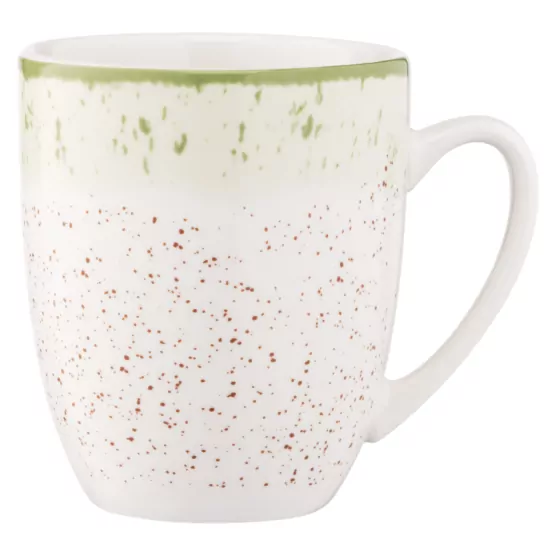 Чашка Ardesto Siena, 360мл, фарфор, бело-зеленый