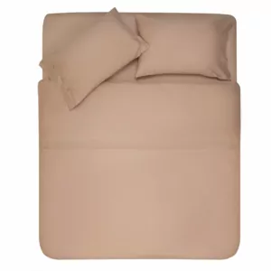 Простынь Ardesto Mix&Match, 240×260см, 100% хлопок, сатин, бежевый