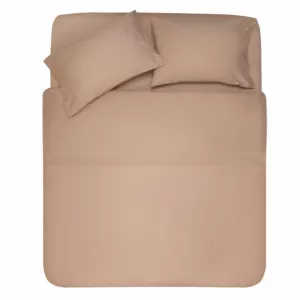 Простынь Ardesto Mix&Match, 240×260см, 100% хлопок, сатин, бежевый