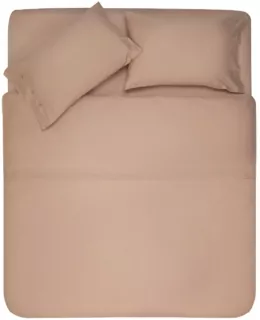 Простирадло Ardesto Mix&Match, 240×260см, 100% бавовна, сатин, бежевий