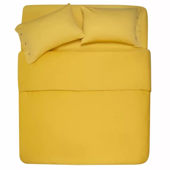 Простирадло Ardesto Mix&Match, 240×260см, 100% бавовна, сатин, жовтий