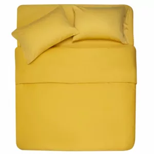 Простирадло Ardesto Mix&Match, 240×260см, 100% бавовна, сатин, жовтий