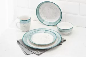 Ardesto Dessert plate Siena, 19cm, porcelain, white