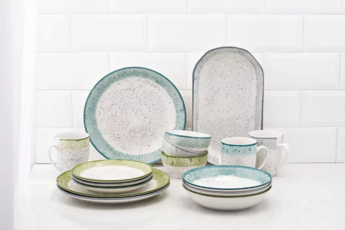 Ardesto Dinner plate Siena, 27cm, porcelain, white