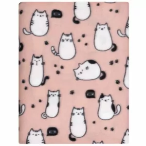 Плед Ardesto Fleece, 130×160см, 100% поліестер, котики