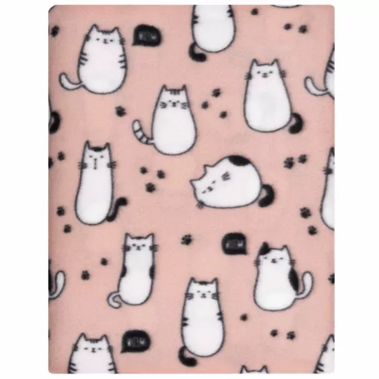 Плед Ardesto Fleece, 130×160см, 100% поліестер, котики