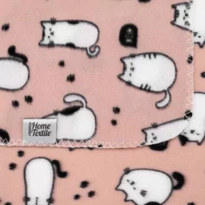 Плед Ardesto Fleece, 130×160см, 100% поліестер, котики