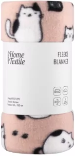 Плед Ardesto Fleece, 130×160см, 100% полиэстер, котики