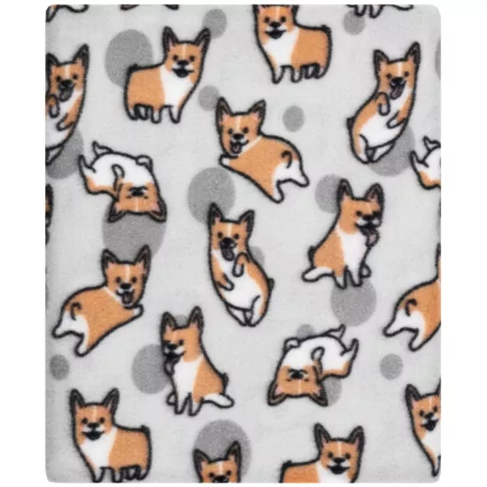 Плед Ardesto Fleece, 130×160см, 100% полиэстер, корги