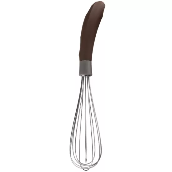 Ardesto Whisk Gemini, 28.6cm, stainless steel, plastic, gray-brown