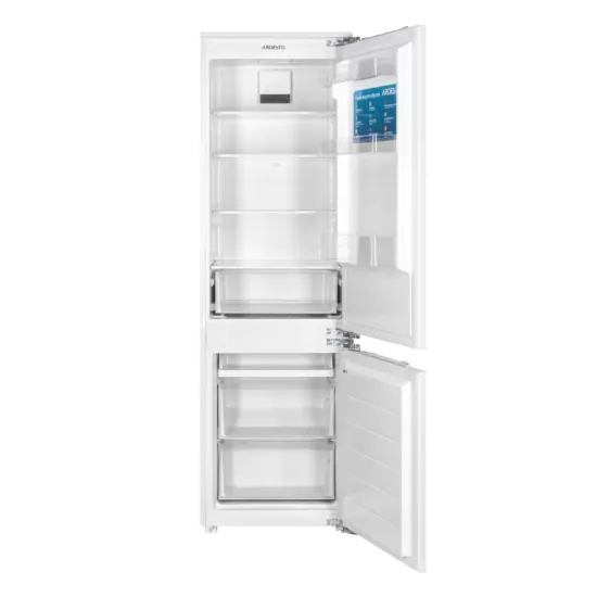 Холодильник ARDESTO вбуд. з нижн. мороз., 177×54.5×54, xолод.відд.-180л, мороз.відд.-68л, 2дв., А+, NF, door-on-door, білий