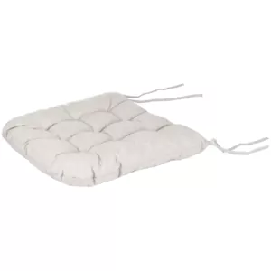 Подушка для стула Ardesto Oliver, 40х40см, 100% хлопок, нап-ль: холоф. 50%, пп 50%, серый светлый