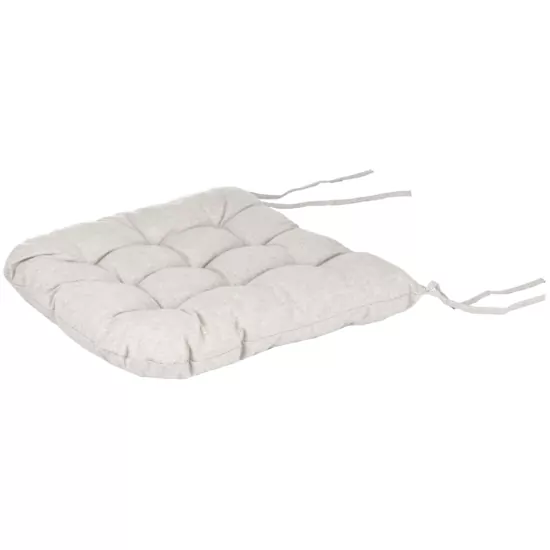 Подушка для стула Ardesto Oliver, 40х40см, 100% хлопок, нап-ль: холоф. 50%, пп 50%, серый светлый