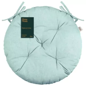 Подушка для стула Ardesto Oliver, 40см, 100% хлопок, нап-ль: 50% холоф, 50% пп, аквамарин