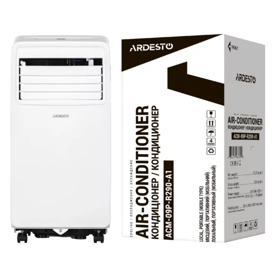 Portable Air Conditioner ARDESTO ACM-09P-R290-A1