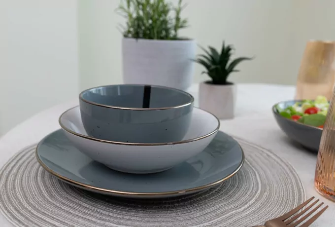 ARDESTO Килимок сервірувальний круглий 38 см, Grey