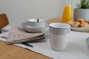 Салатник Ardesto Siena, 11.5см, порцеляна, біло-сірий