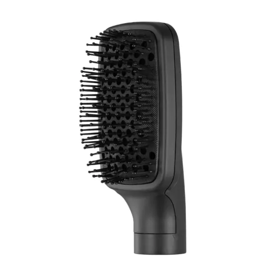 Ardesto Hair Dryer Brush Pink Touch, 1200W, 2 speeds, 2 temperature settings, ionization, LED-display, 4 attachments, gray+pink