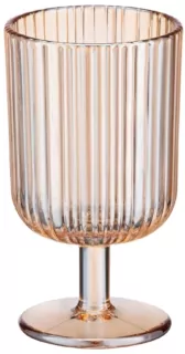 Набір келихів Ardesto Golden Moon, 300мл, 2шт, скло, золотистий