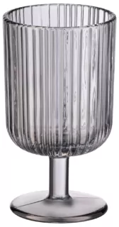 Набір келихів Ardesto Graphite, 300мл, 2шт, скло, сірий