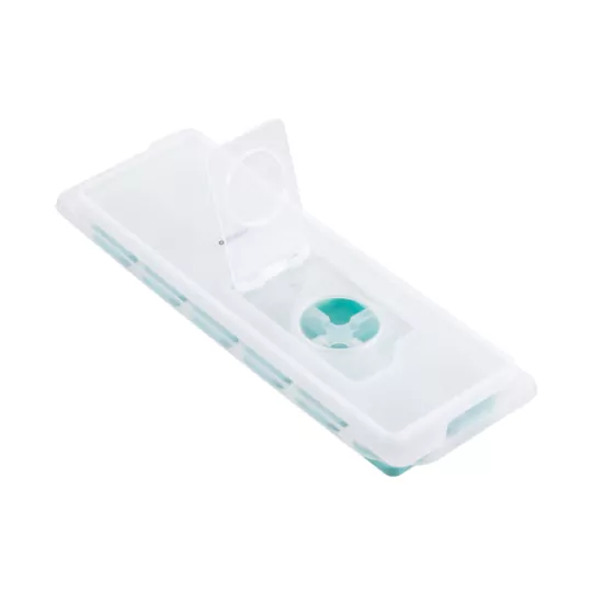 Форма для льда с крышкой Ardesto Fresh, 26х9.5х3.5см, силикон, пластик, синий