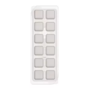 Ardesto Ice tray with lid Fresh, 26х9.5х3.5cm, silicone, plastic, beige