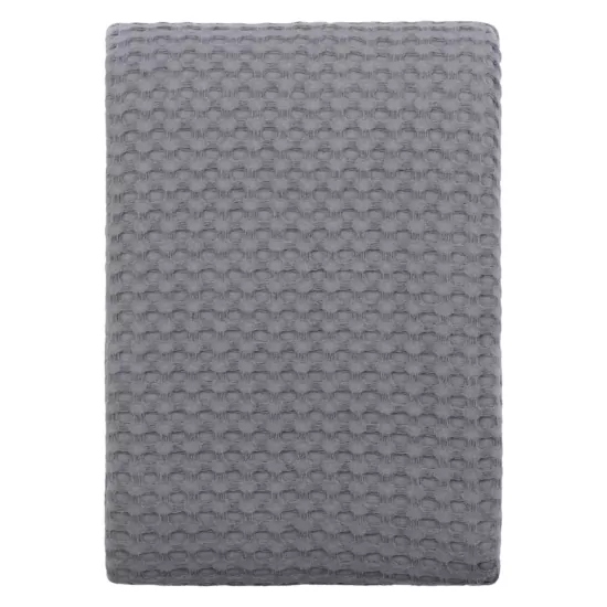 Плед Ardesto Pique 220×230см, 100% хлопок, серый