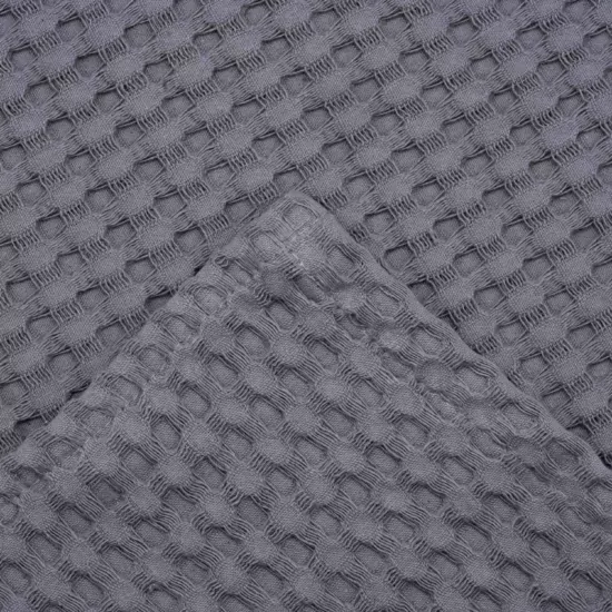 Плед Ardesto Pique 220×230см, 100% хлопок, серый