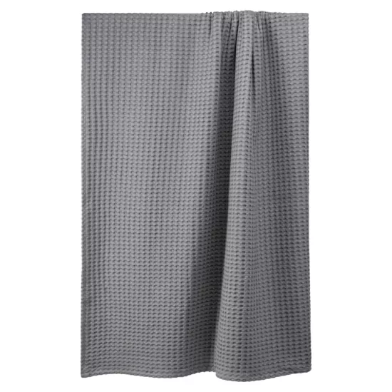 Плед Ardesto Pique 220×230см, 100% хлопок, серый