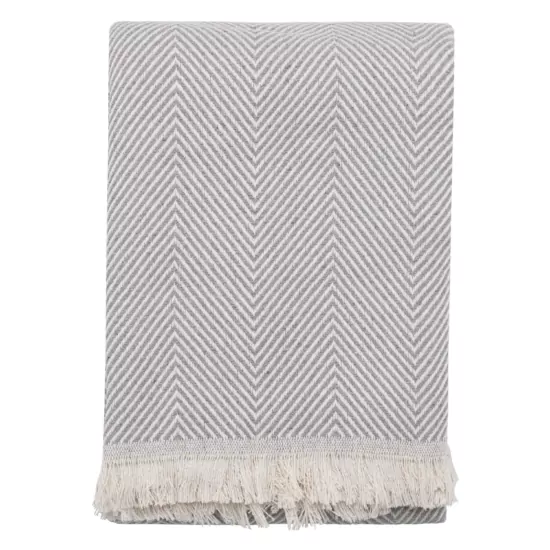 Плед ARDESTO Summer 140х190см, 100% бавовна, сірий