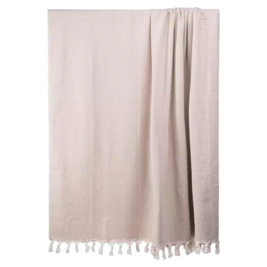 Summer blanket ARDESTO 210х230cm, 100% cotton, beige