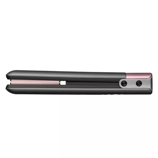 Випрямляч Ardesto Pink Touch, 50Вт, 160-200C, акумуляторний, кераміка, USB-C > USB-A, сірий+рожевий