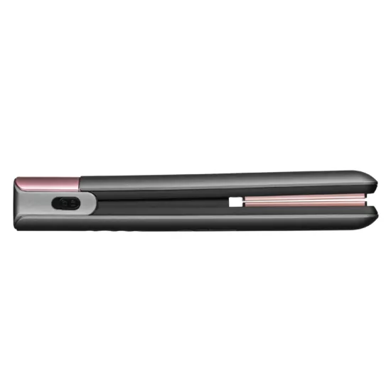 Випрямляч Ardesto Pink Touch, 50Вт, 160-200C, акумуляторний, кераміка, USB-C > USB-A, сірий+рожевий