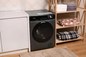 Washer-dryer ARDESTO front load Black Mars, 10(6)kg, 1400, A+++, 60cm, display, steam, inverter, silver
