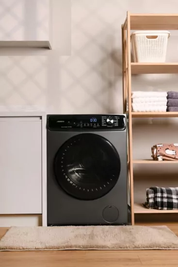 Washer-dryer ARDESTO front load Black Mars, 10(6)kg, 1400, A+++, 60cm, display, steam, inverter, silver