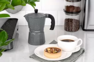 Ardesto Coffee Maker Gemini Molise, 0.15l, 3 cups, aluminum, grey