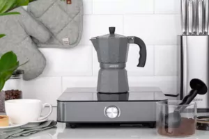 Ardesto Coffee Maker Gemini Molise, 0.15l, 3 cups, aluminum, grey