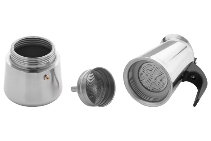 Гейзерна кавоварка ARDESTO Gemini Apulia, 0.2л, 4 чашки, нержавіюча сталь