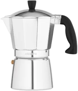 Гейзерная кофеварка Ardesto Gemini Cremona, 0.24л, 6 чашек, алюминий